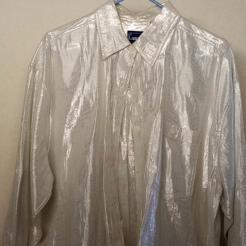 Super shiny undershirt women #017